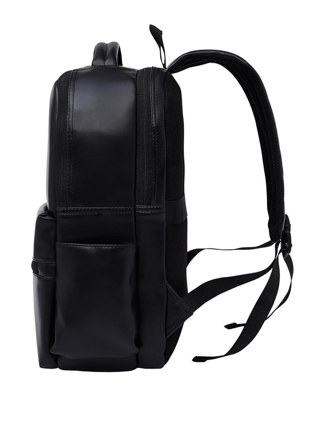 FUR JADEN Unisex Striped Laptop Backpack With Premium & Durable Vegan Leather - 20L - Image 3