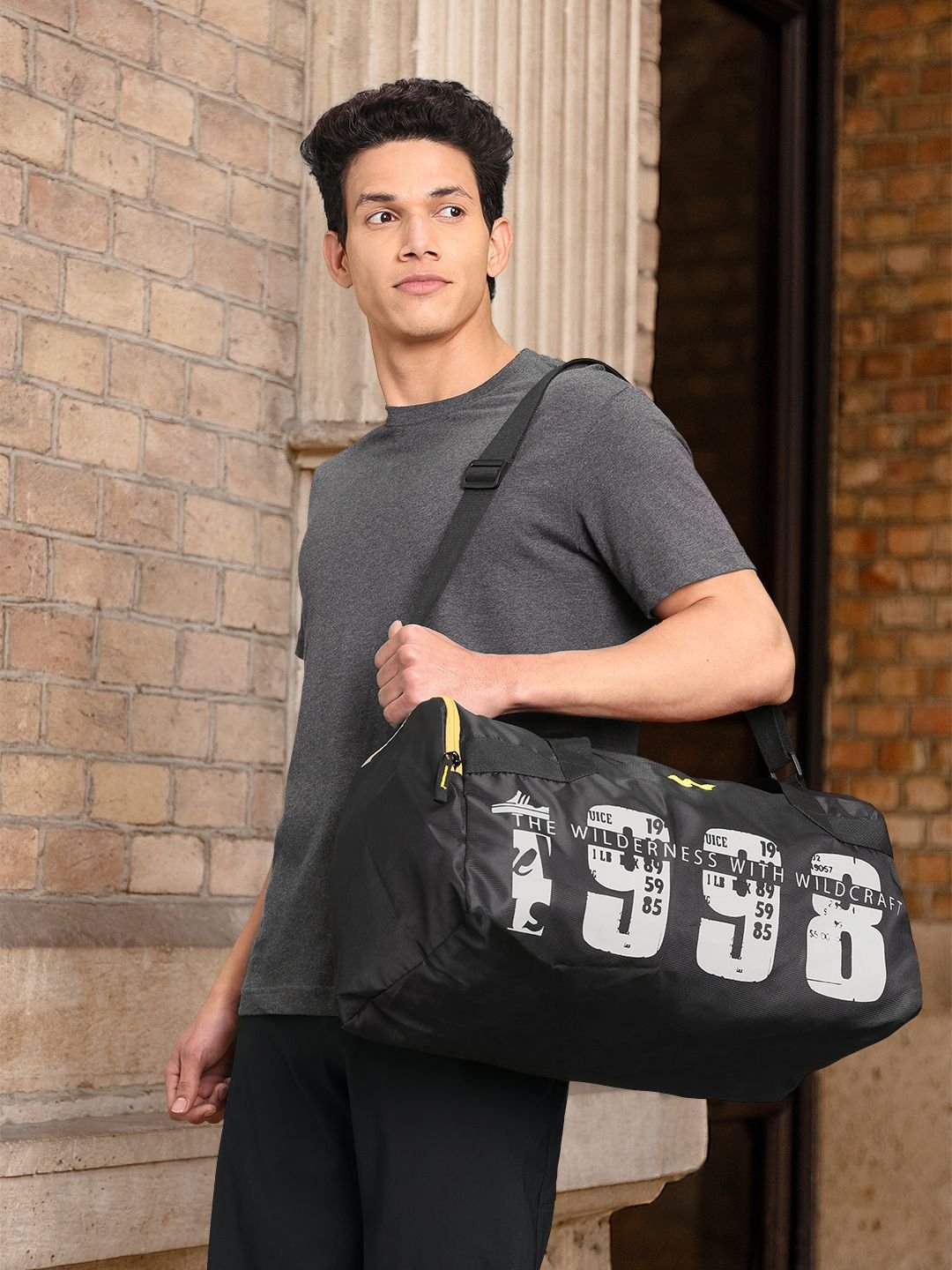 Wildcraft Unisex Air Duff 1.0 Typography Printed Duffel Bag