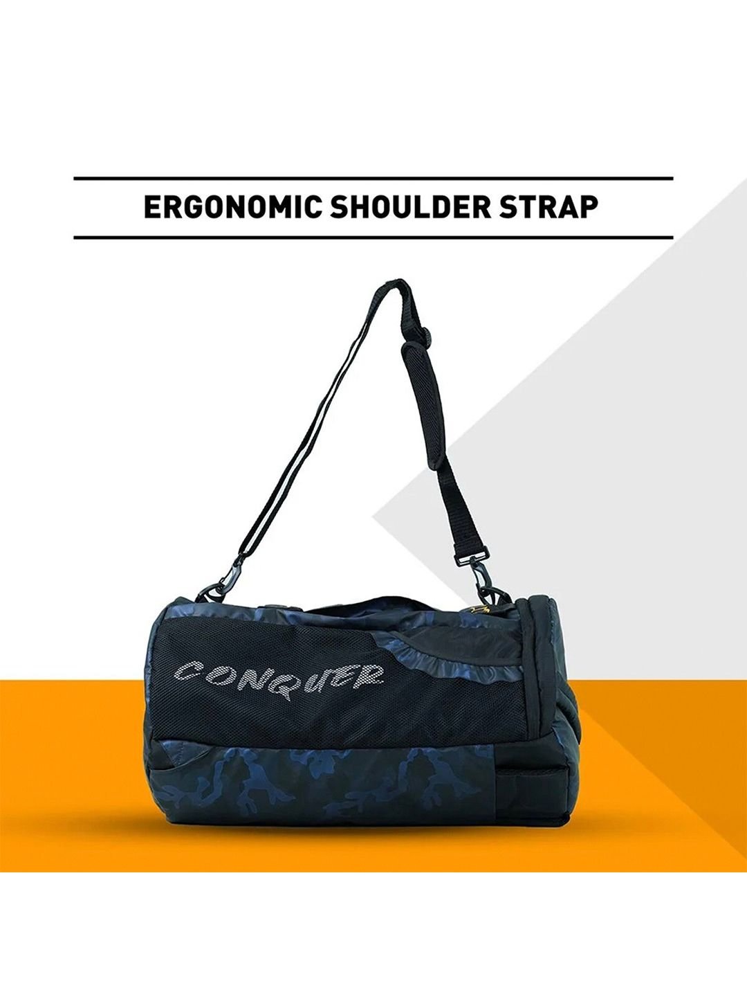 MuscleBlaze Unisex Typography Printed Gym Backpack - Image 3