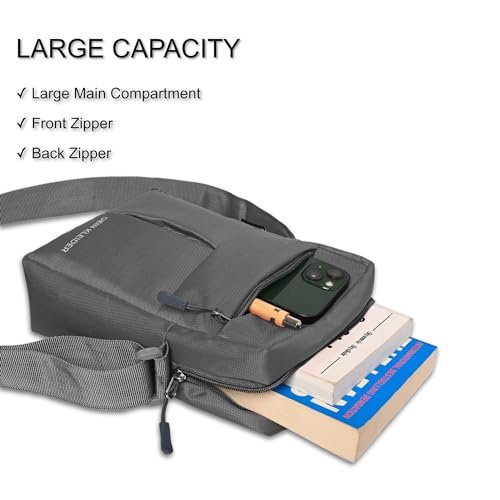 Dein Kleider Nylon Sling Cross Body Travel Bag - Image 4