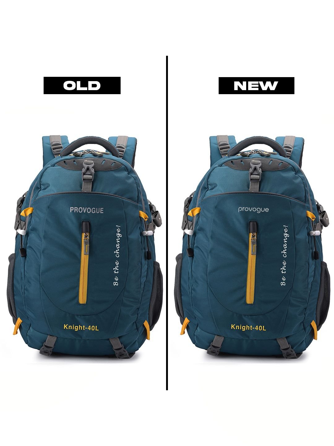 Provogue Unisex Sea Green Solid Backpack with rain cover 31L - Image 3