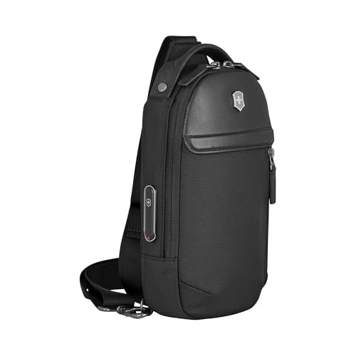 Victorinox Swiss Designed Sling Bag, Architecture Urban 2, Bag for Men & Women, Black, 4 litres, 653350 - Image 2