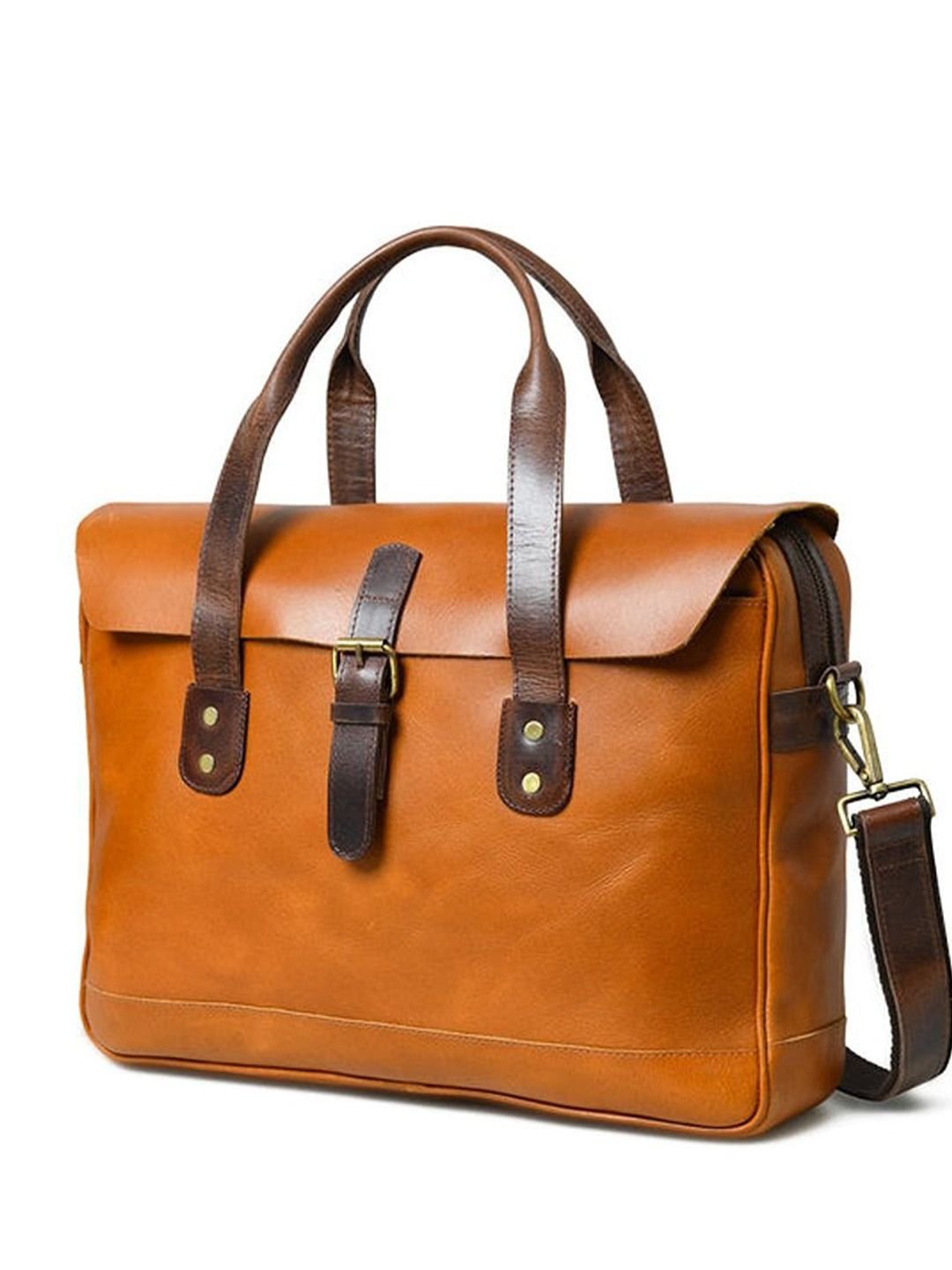 MaheTri Unisex Executive Travel Briefcase Satchel Laptop Bag - Image 3