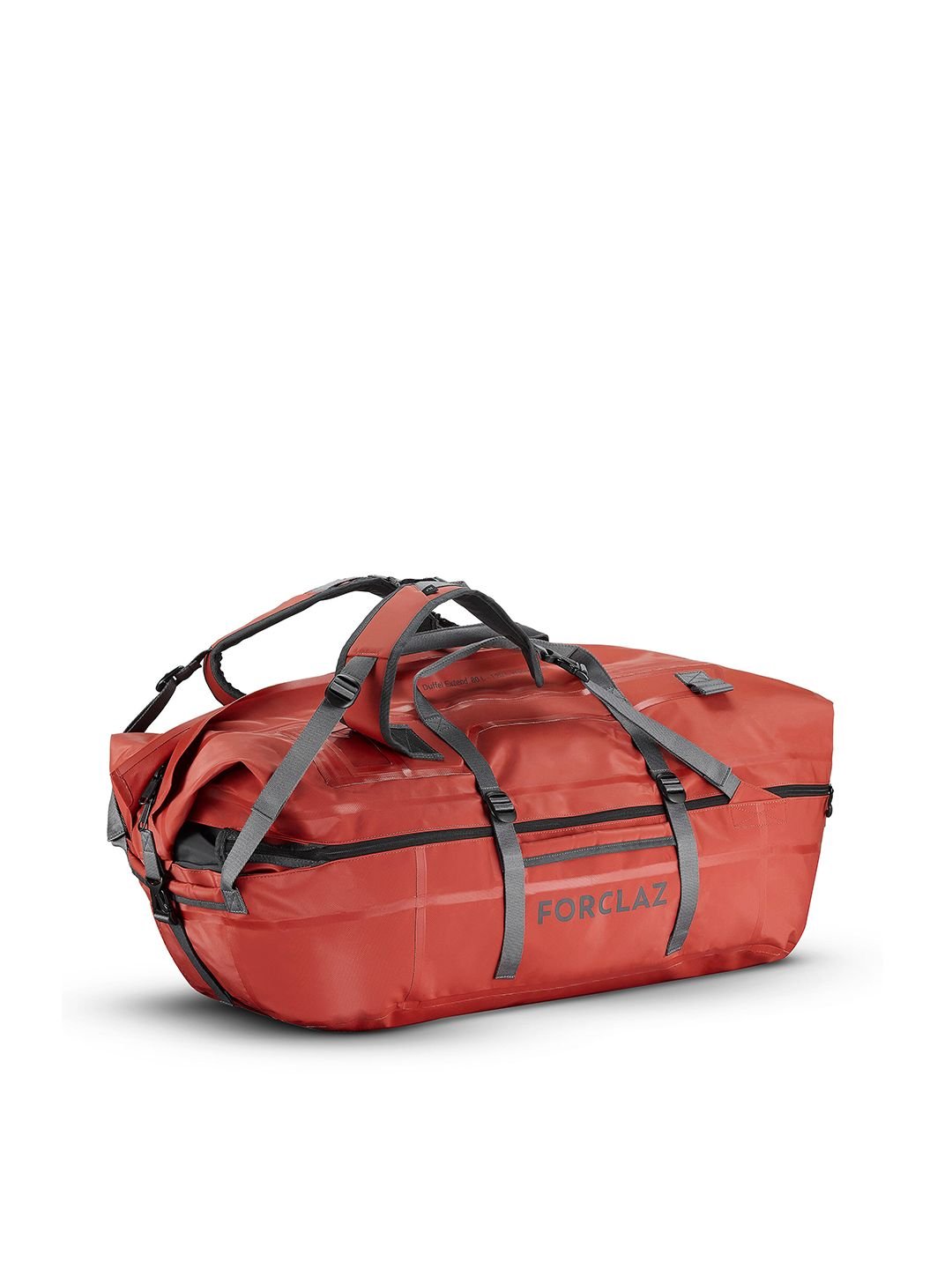 Decathlon FORCLAZ - Maroon Expandable 80-120L Travel Duffle Bag