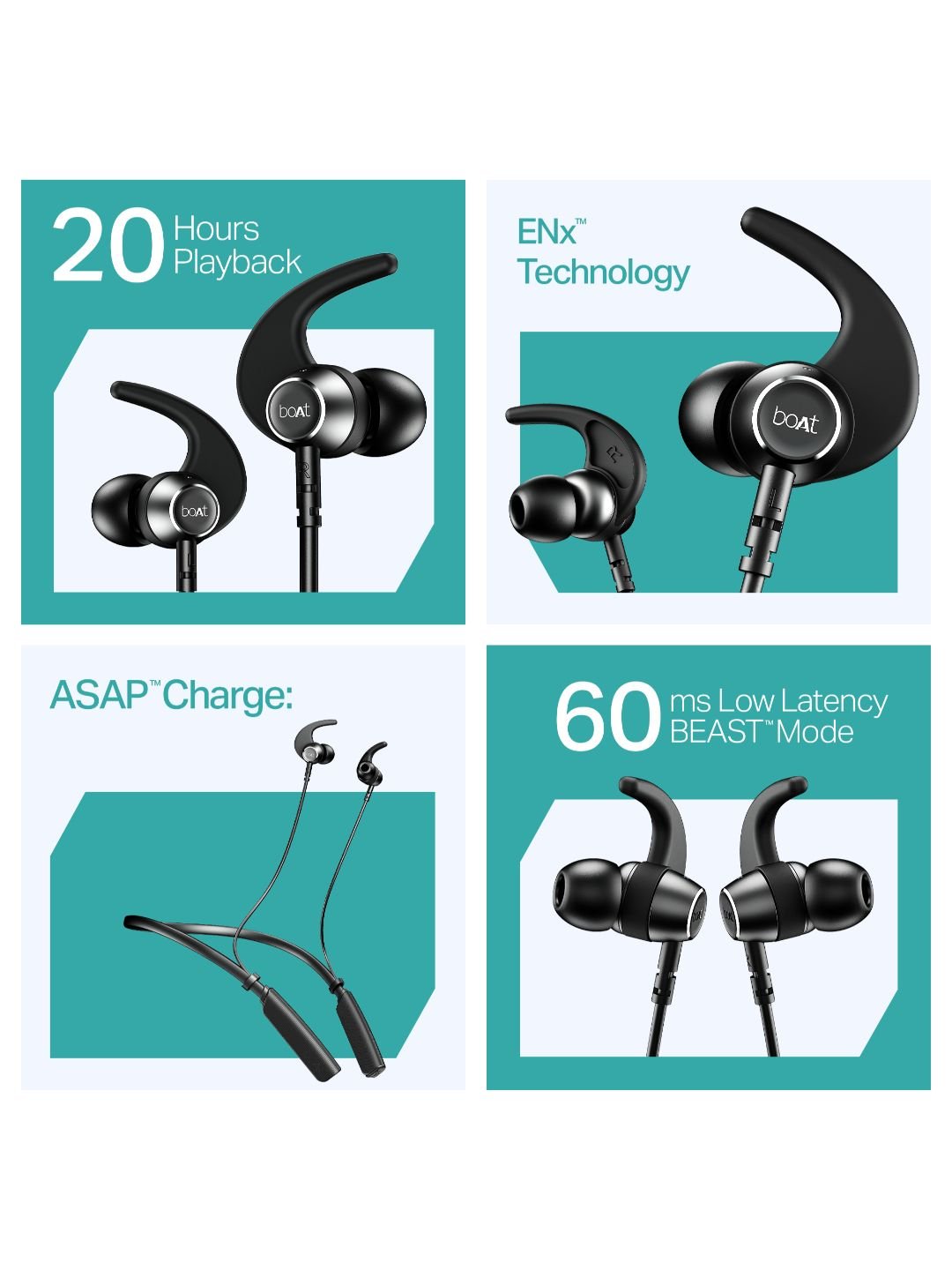 boAt boAt Rockerz 202 True Wireless In Ear Headphones - Image 2