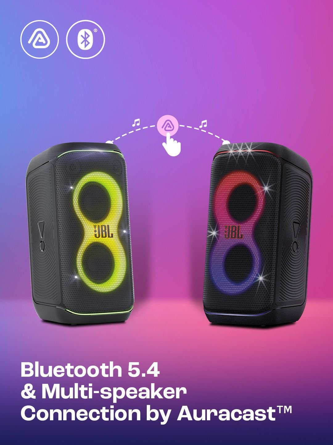 JBL Black Partybox Club 120 Wireless Bluetooth Party Speaker-160W - Image 4