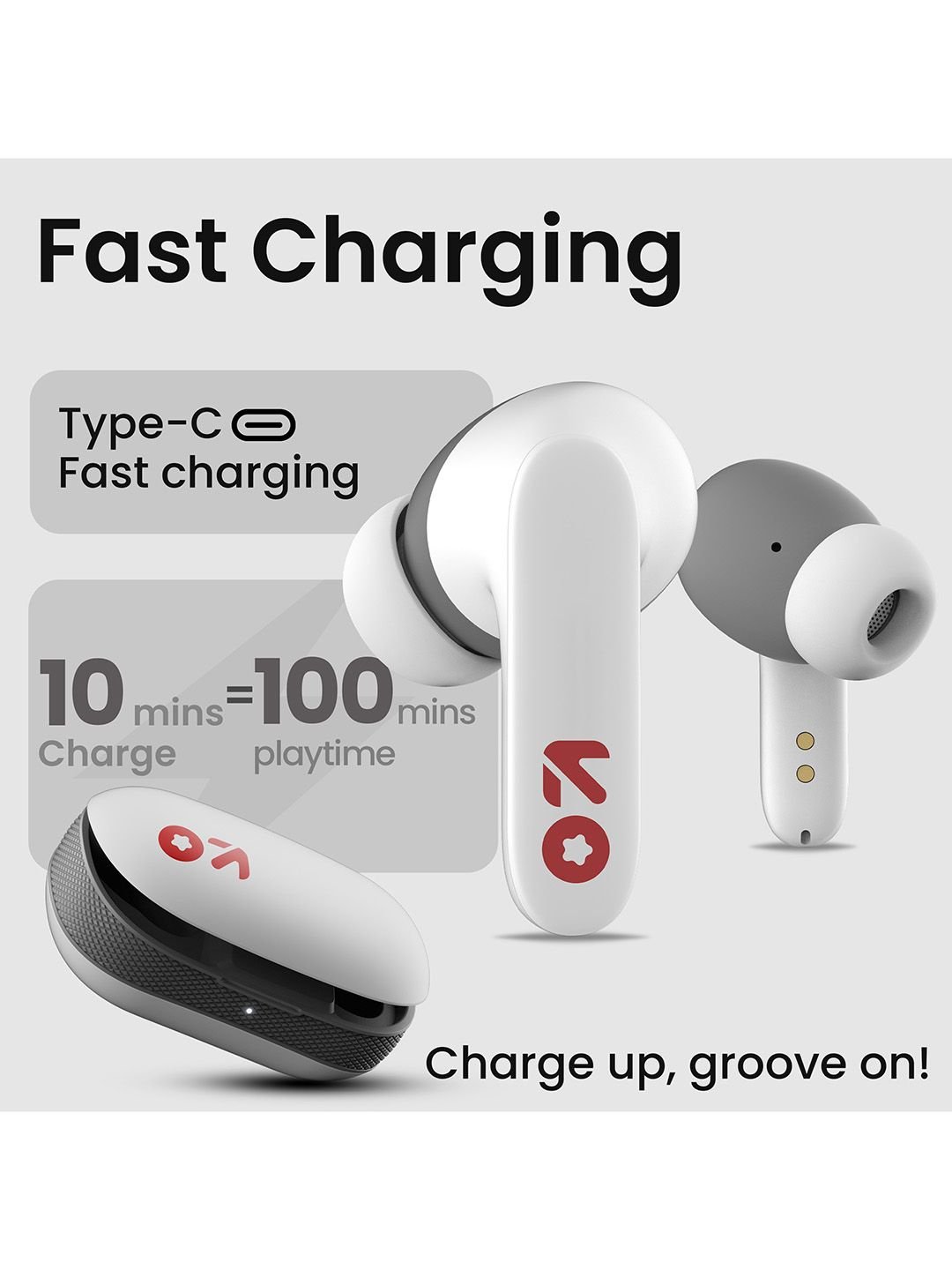 GOBOULT Y1 with Zen ENC Mic, 50H Battery, Fast Charging, Knurled Design - Image 4