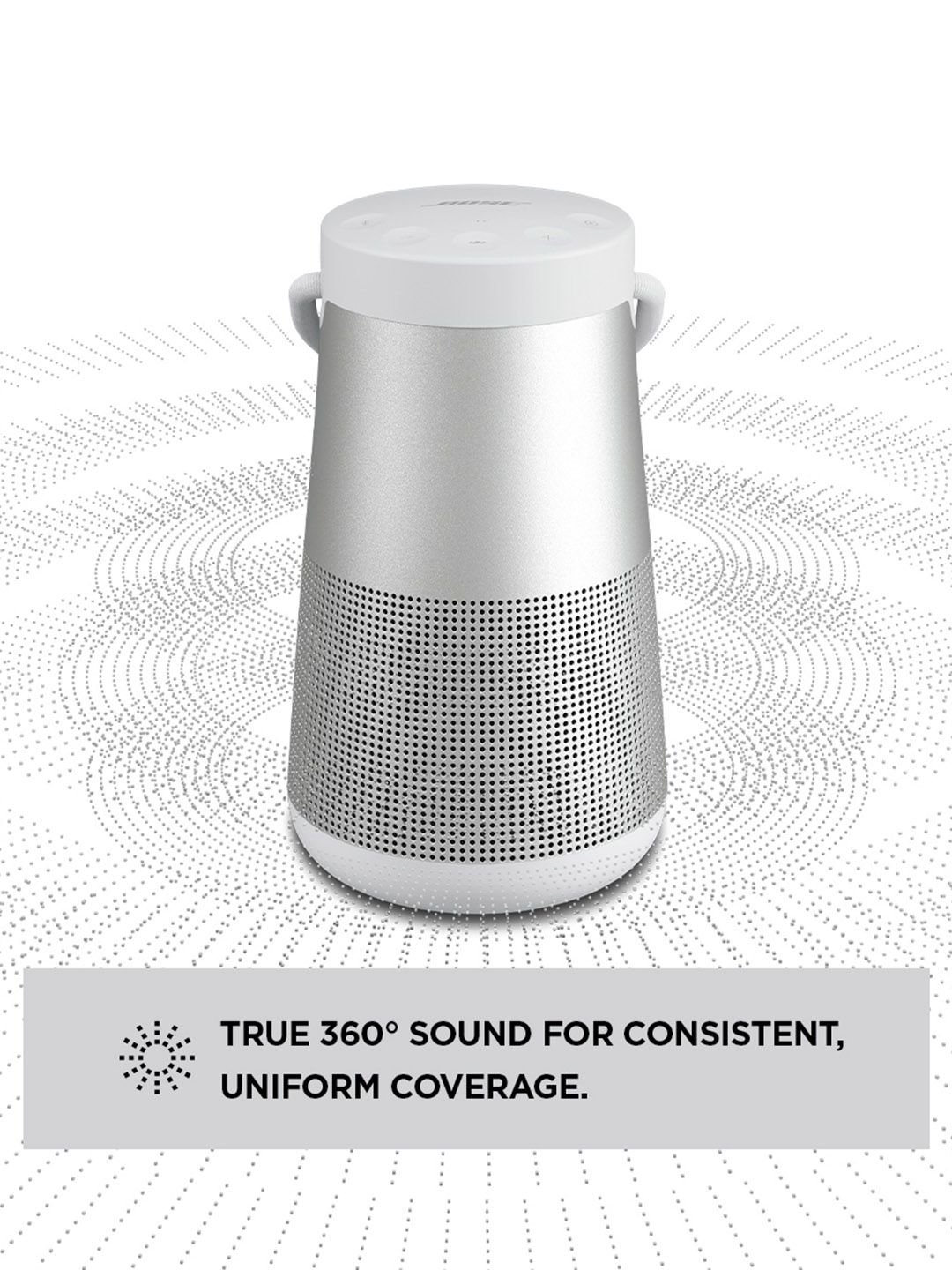 BOSE SoundLink Revolve+ 2 Portable Bluetooth Speaker with Wireless Surround Sound - Image 3