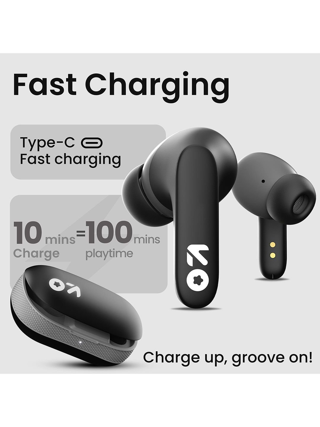 GOBOULT Y1 with Zen ENC Mic, 50H Battery, Fast Charging, Knurled Design - Image 4