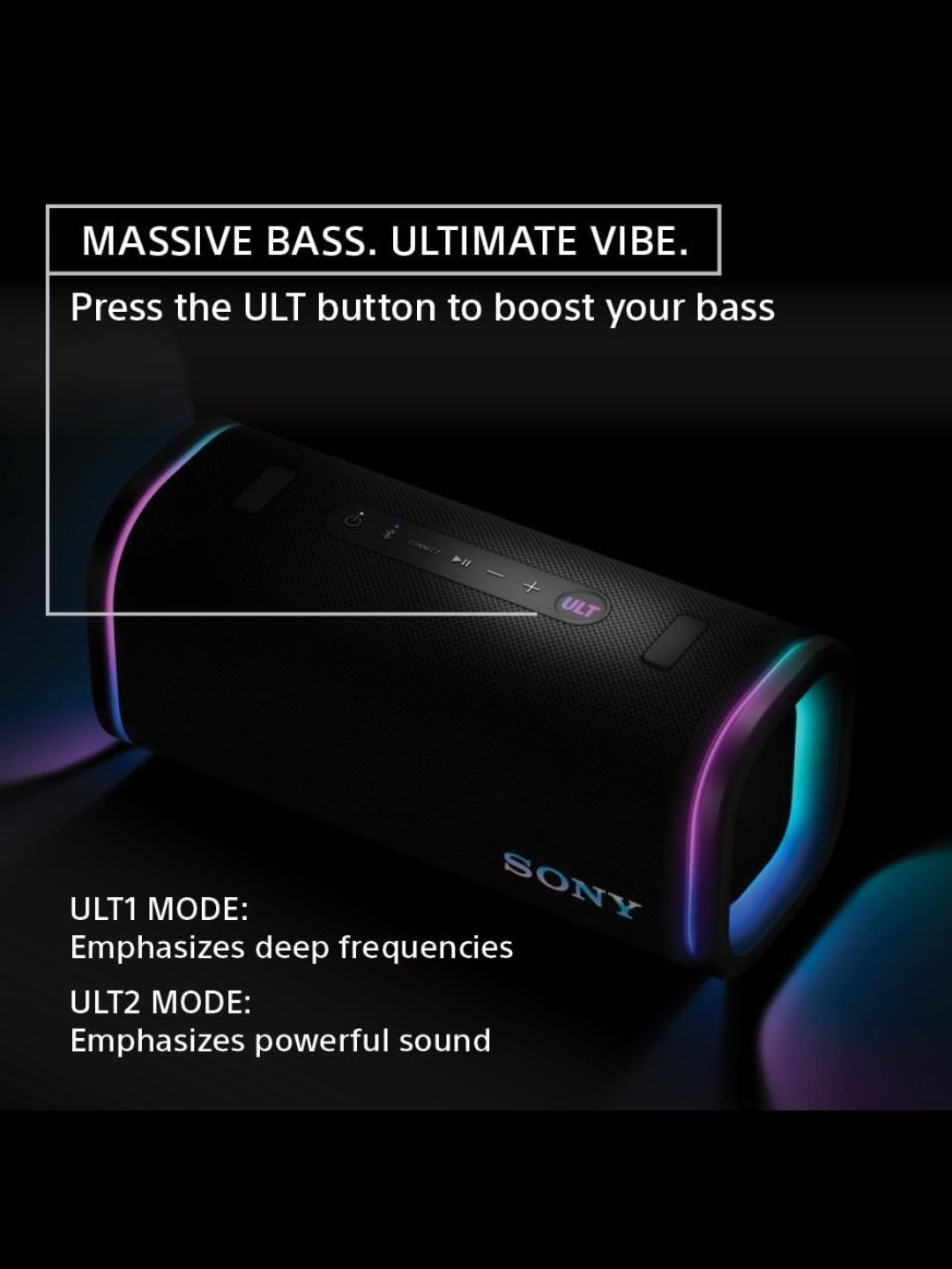 Sony ULT Field 5 Bluetooth Speaker-Black - Image 4