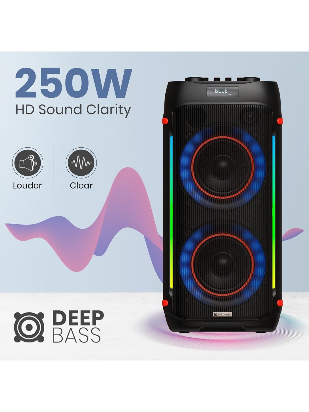 Portronics Iron Beats IV 250W Portable Speaker - Image 3