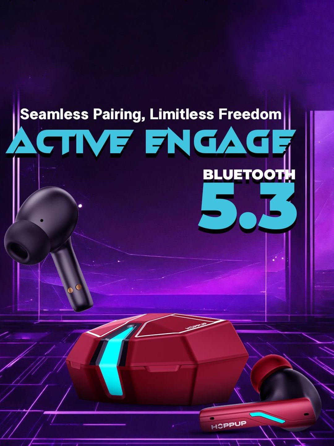 HOPPUP Xo6 Gaming Earbuds With 35MS - Image 2