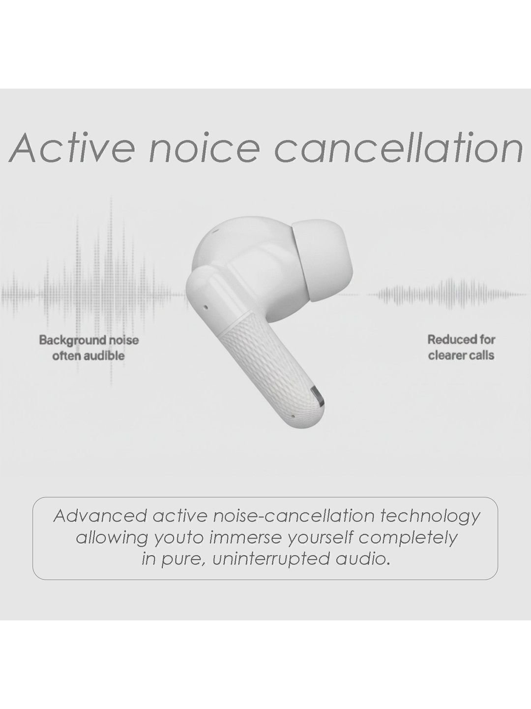 inear Juke Buds T-5 True Wireless Bluetooth Earbuds-Type-C Insta-Charge- 40H Playtime - Image 3