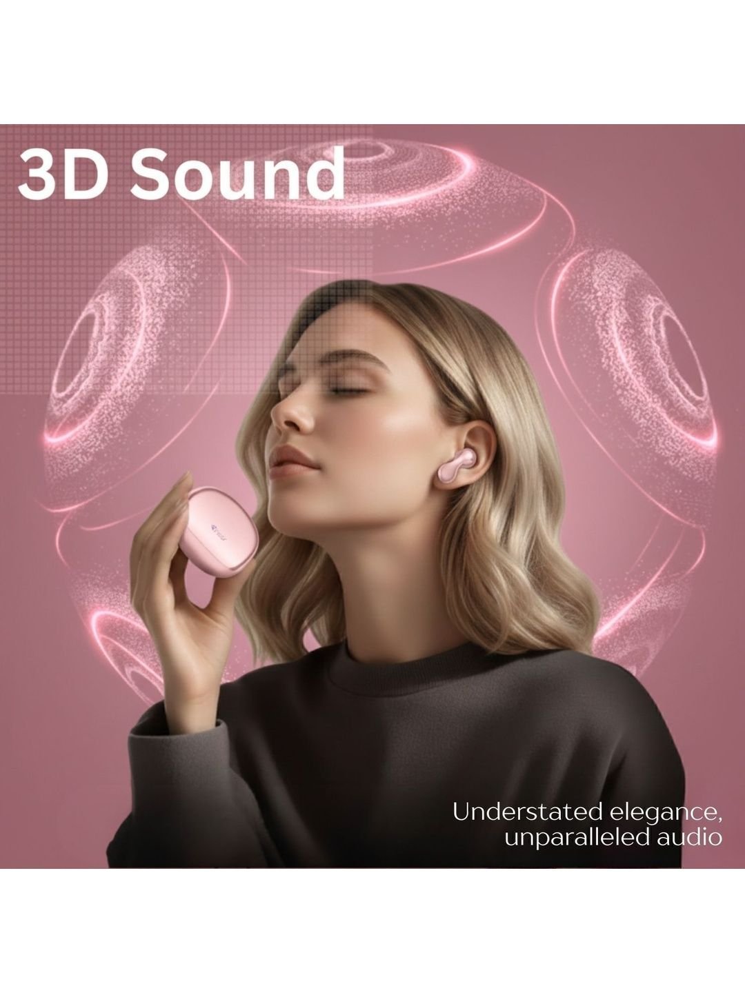 inear inear 2026 Launch Juke Buds Pro3 TWS Wireless Earbuds with 10mm Drivers- 60H Playback - Image 3