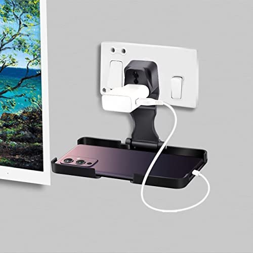HAKUHO -Mobile Charging Stand For Charging Mobile Just Fit In Socket And Hang With Universal Plug Lightning For All iPhones, Smartphones, Smartwatches