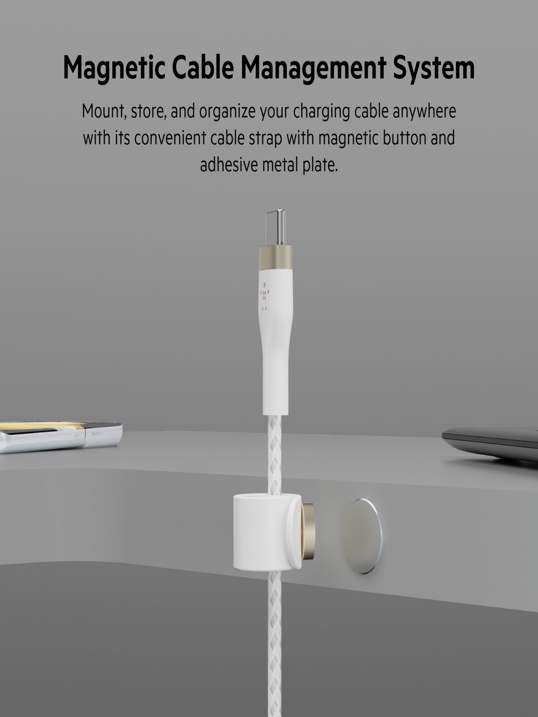 Belkin 1M 3.3FT USB-C TO USB-C 2.0 USB Cable - Image 2