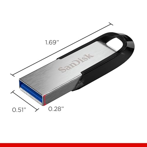 SANDISK Ultra Flair 128GB, USB 3.0, Flash Drive, Upto 150MB/s R, Pendrive, Metal, 5Y Warranty (SDCZ73-128G-I35) - Image 3