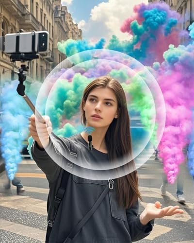 VELOMAX Mic for YouTube Wireless - Ultra-Clear Noise Reduction, 30M Stable Connection, Zero Latency, Plug & Play, Perfect Wireless mic for Youtubers Creators (Single Mic(Type C Port)) - Image 2