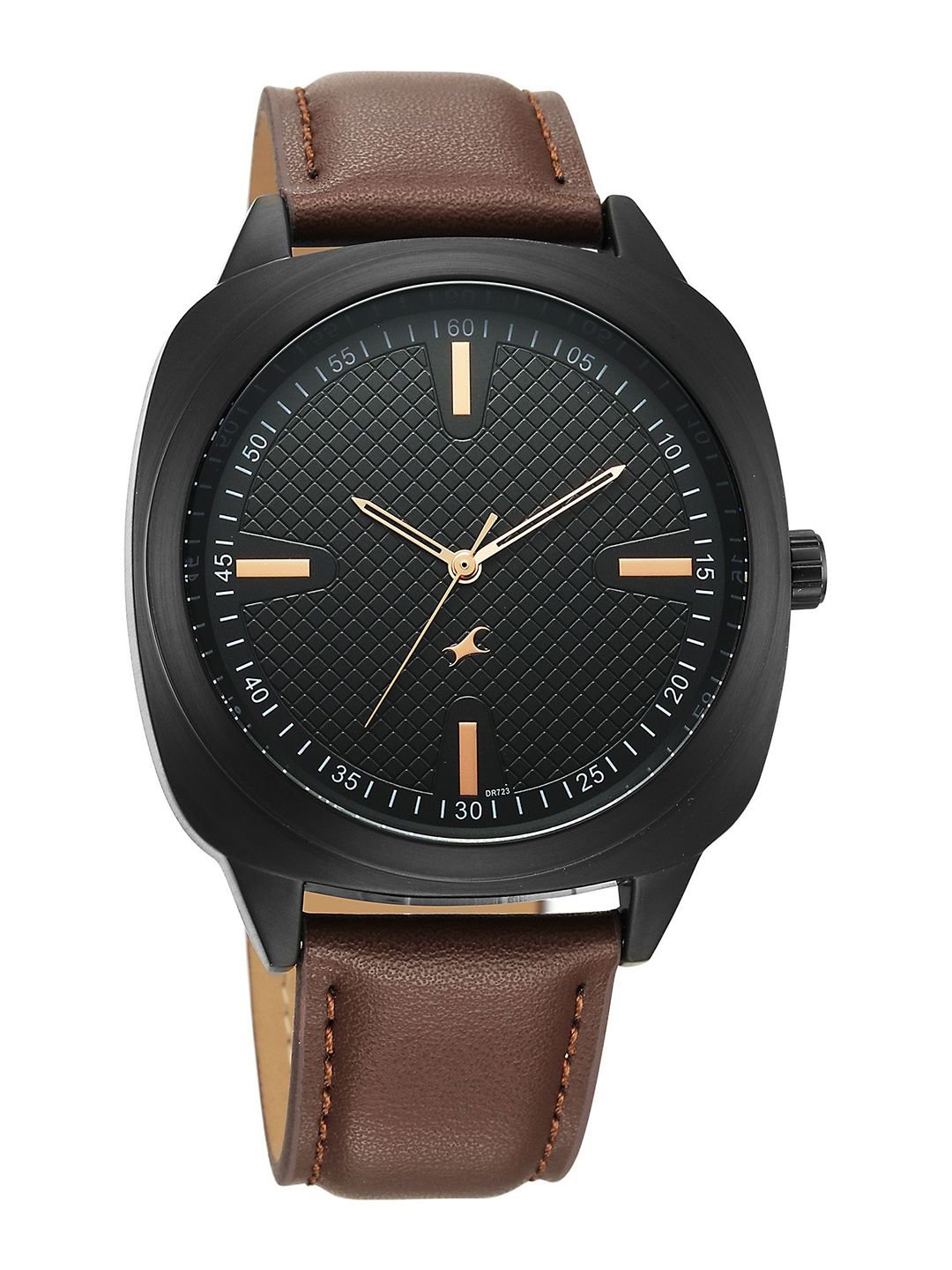 Fastrack Men Dial & Leather Textured Straps Analogue Watch 38161NL01 - Image 3
