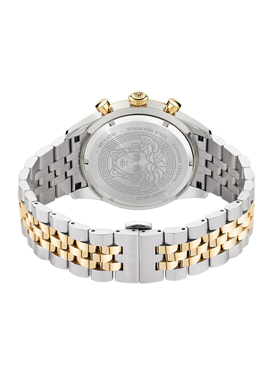 Men Embellished Dial & Stainless Steel Straps Analogue Watch VE8R00524 - Image 3