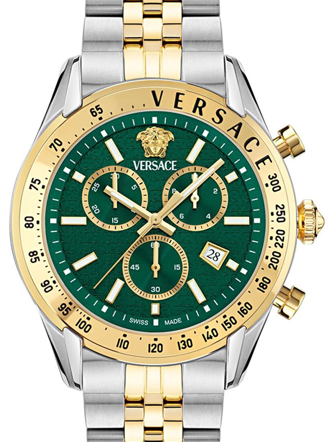 Men Embellished Dial & Stainless Steel Straps Analogue Watch VE8R00524 - Image 4