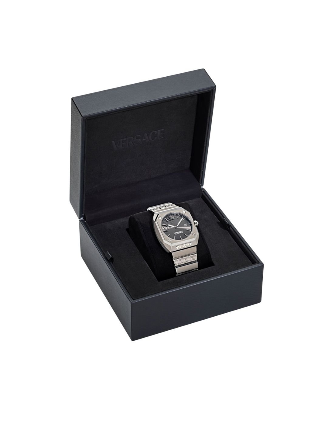 Versace Versace Men Titanium Embellished Dial  Analogue Watch VE8F00524 - Image 4