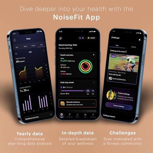 Noise Twist Go Round dial Smartwatch with BT Calling, 1.39" Display, Metal Build, 100+ Watch Faces, IP68, Sleep Tracking, 100+ Sports Modes, 24/7 Heart Rate Monitoring (Elite Black) - Image 3