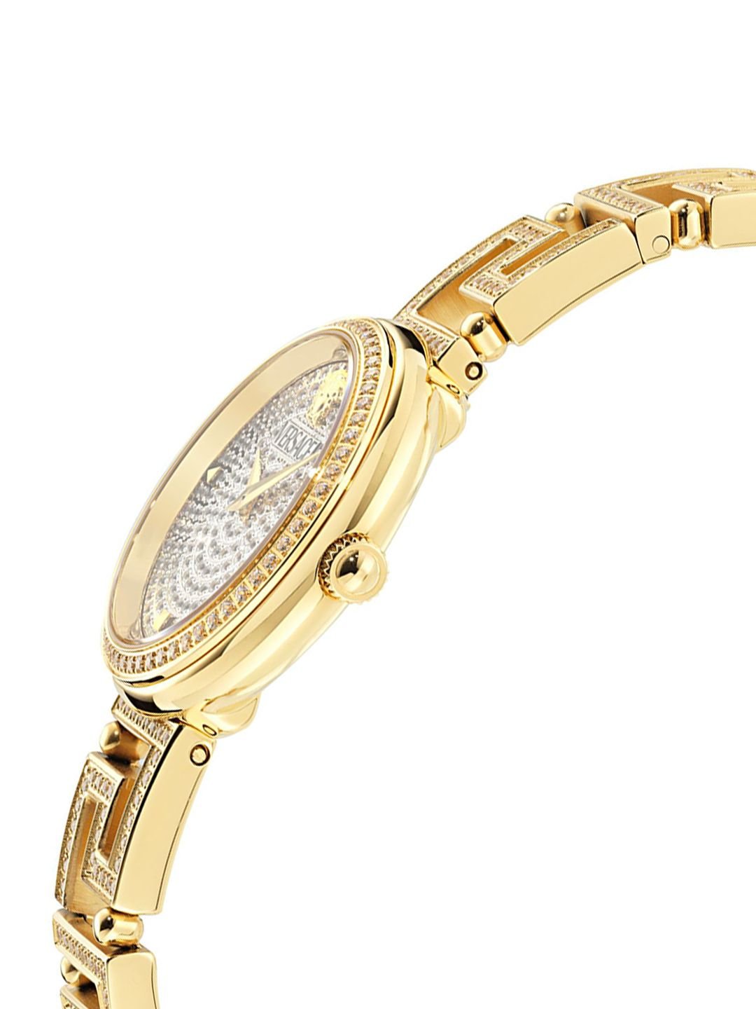 Women Embellished Stainless Steel Bracelet Style Straps Analogue Watch VE7A00524 - Image 2