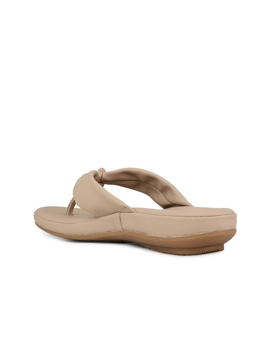 Women Solid T-Strap Flats - Image 3