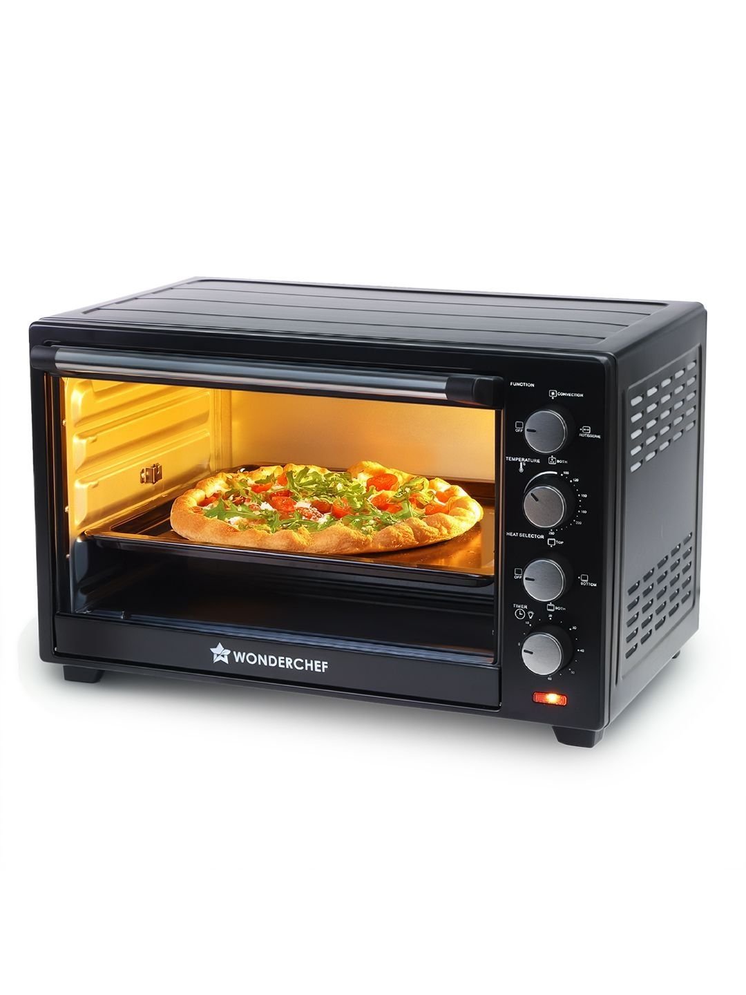 Wonderchef Black & Grey Stainless Steel Oven Toaster Grill- 48L
