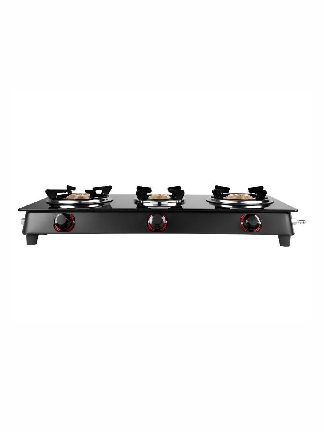 Greenchef Black Glass Top 3 Burner Gas Stove - Image 2