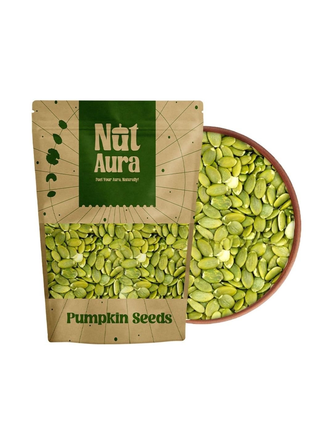 Nut Aura Raw & Unroasted Protien Pumpkin Seeds - 400g