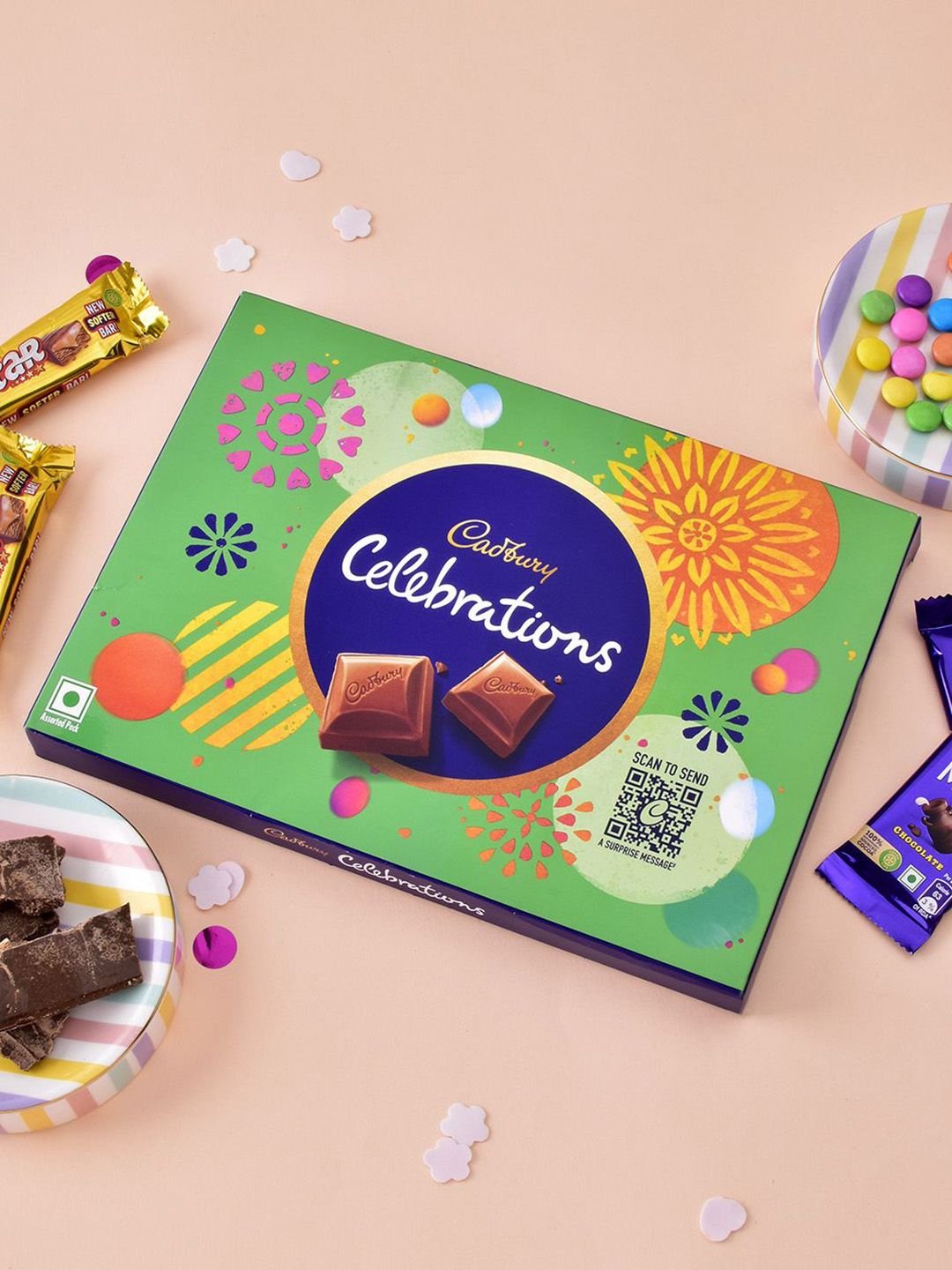 Hyperfoods RawFruit 1 Rakhi With Stationery Box & Cadbury Pack - Image 4