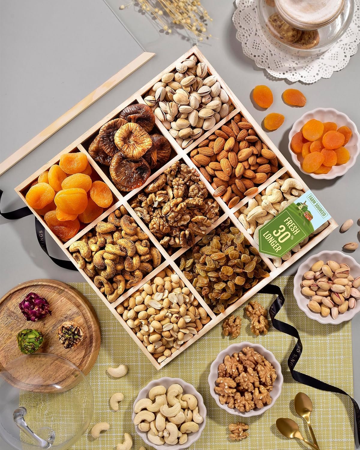 Hyperfoods® Dry Fruits Combo Pack Dry Fruits Gifts DryFruits Gift Hampers DryFruit Gift For Family DryFruit Gift Pack - Image 5