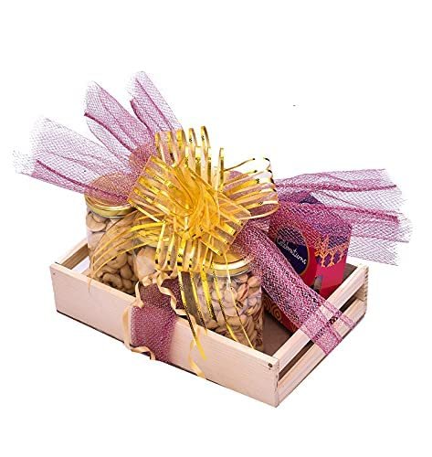 Giftrend Bundle with Rakhi Mixed Nuts Gift | Floral Bhai Bhabhi Pair with Family Rakhi Combo - Image 5