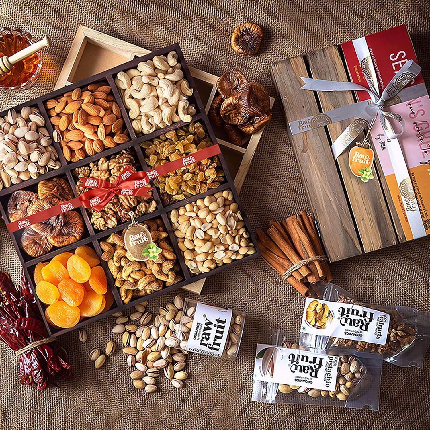 Hyperfoods® Rakhi For Brother Rakhi Gift Set For Brother Rakhi Gift Hamper Rakhi With Gift For Brother L9 Basic Pack Of 9 Dryfruits Combo Pack Rakhi With Dryfruits - Image 6