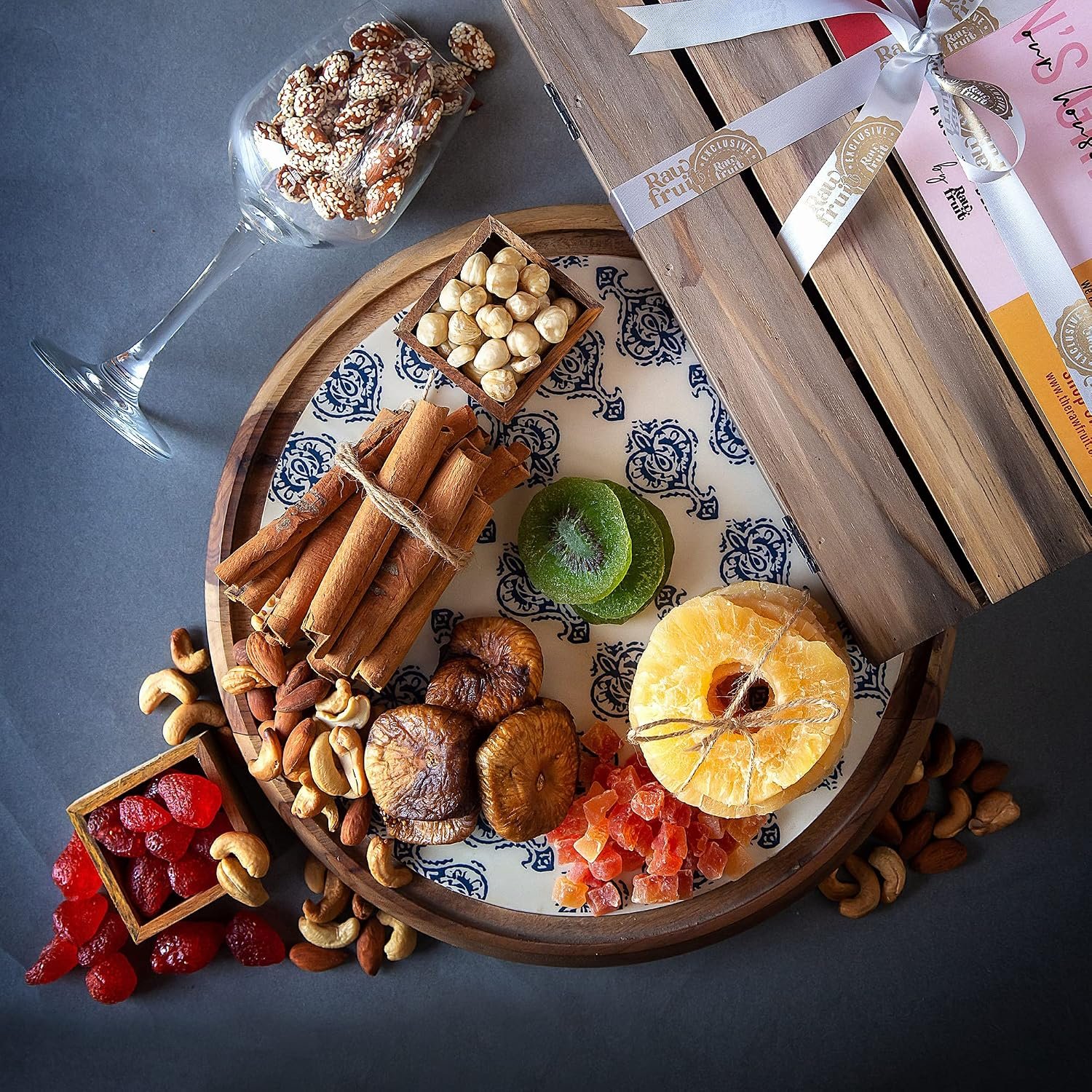 Hyperfoods® Rakhi For Brother Rakhi Gift Set For Brother Rakhi Gift Hamper Rakhi With Gift For Brother L9 Basic Pack Of 9 Dryfruits Combo Pack Rakhi With Dryfruits - Image 8