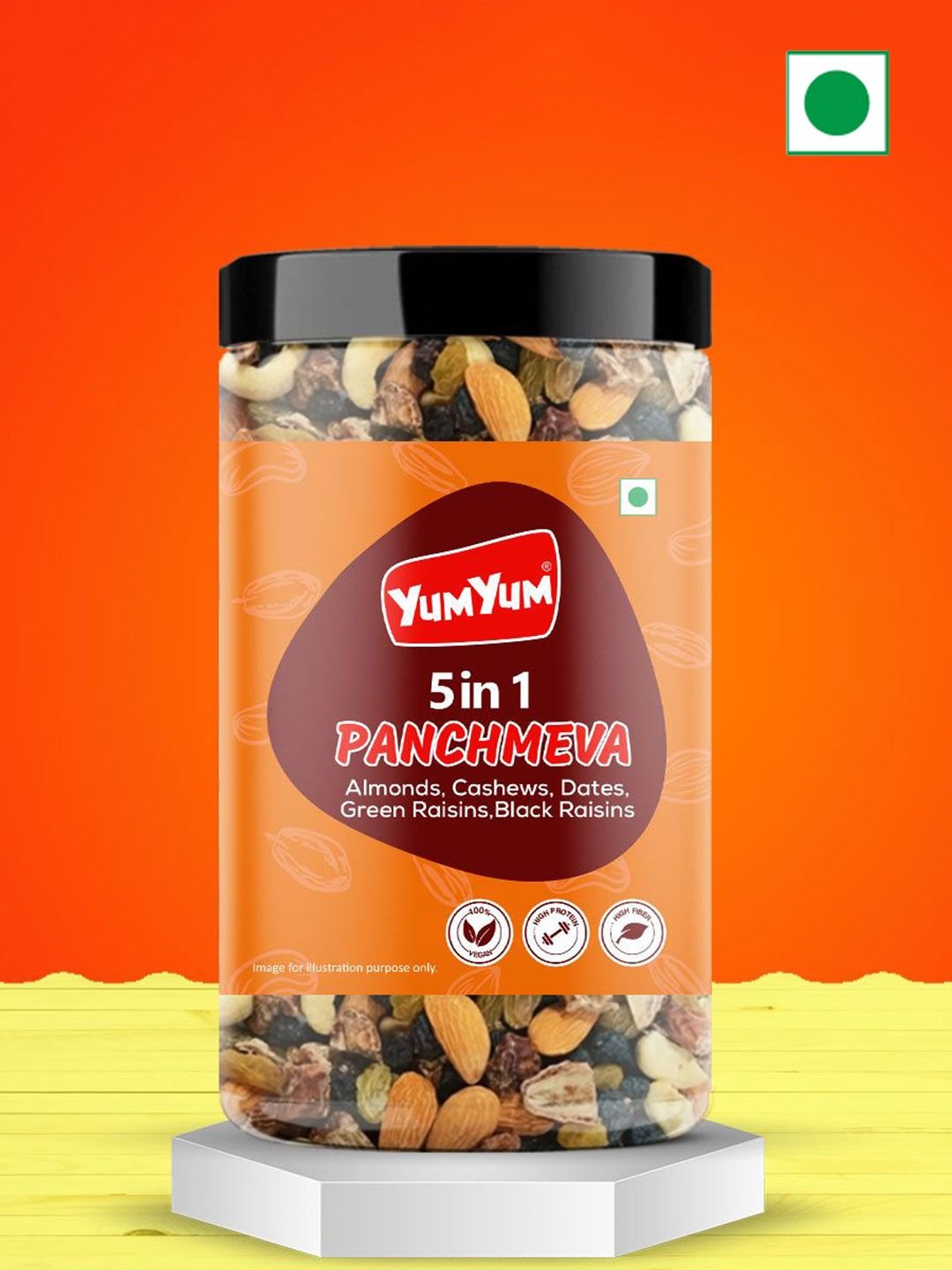 YUM YUM Mixed Dry Fruits Panchmeva - 400g