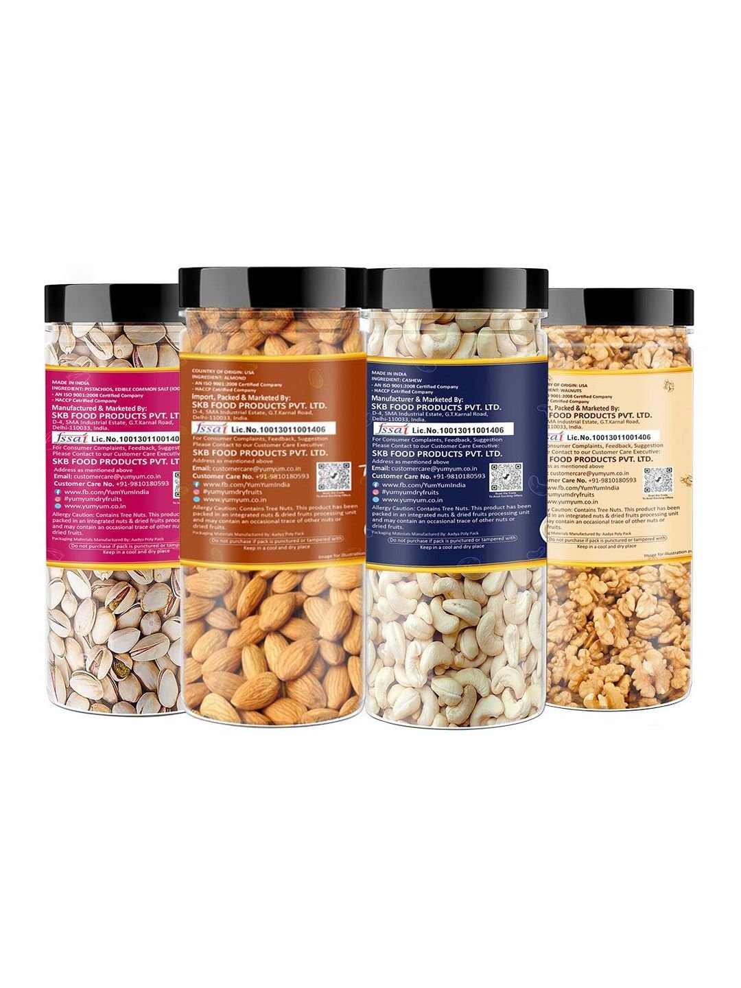 YUM YUM Pack Of 4 Mixed Dry Fruits -150 g Each - Image 3