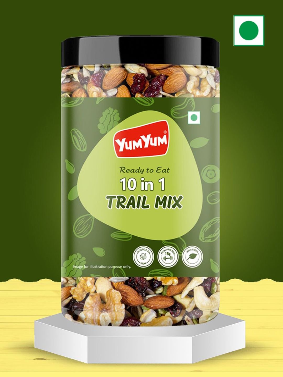 YUM 10 in 1 Mixed Dried Fruits & Nuts - 400 g