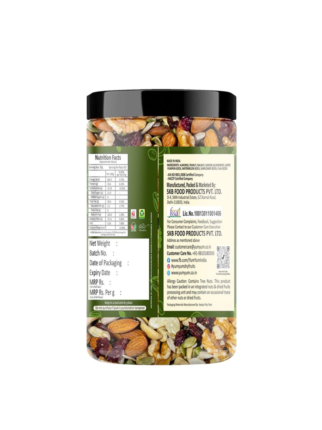 YUM 10 in 1 Mixed Dried Fruits & Nuts - 400 g - Image 3