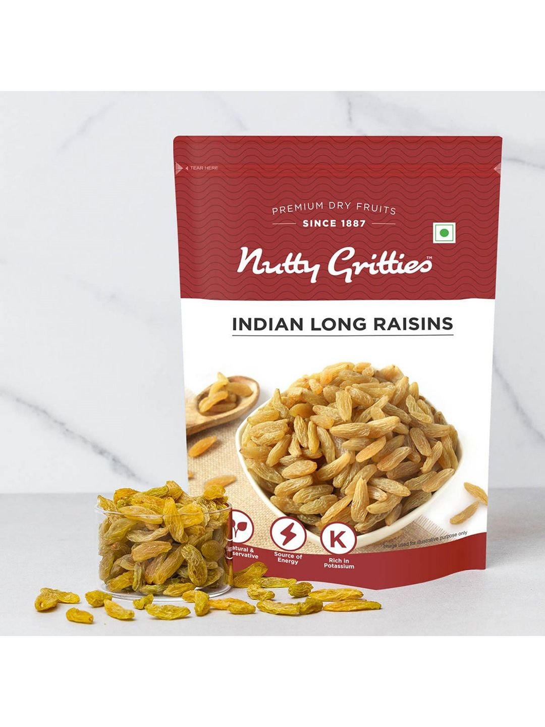 Nutty Gritties Pack Of 5 Mixed Daily Needs Nuts Dry Fruits - 1Kg - Image 7