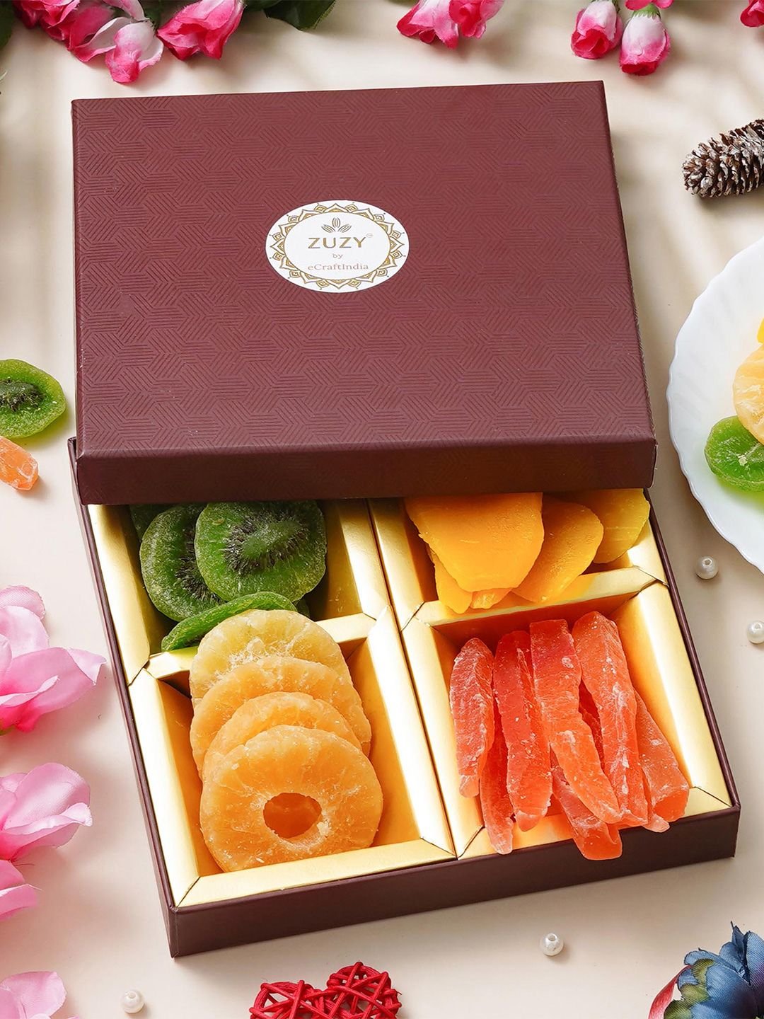 eCraftIndia Zuzy Sun Dried Fruit Box - Image 2