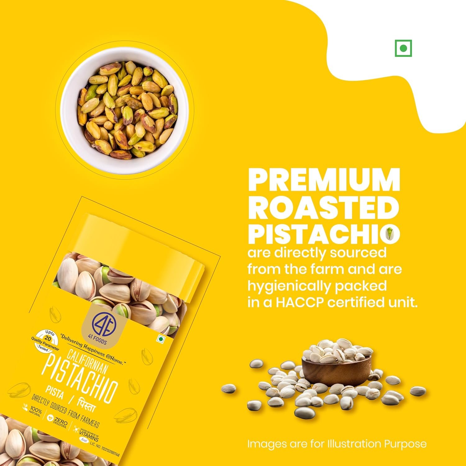 41 Foods Premium Dry Fruits Combo of Almonds Cashews Figs Pistachios Raisins and Walnuts | 1.2 KG (200g x 6) - Image 5