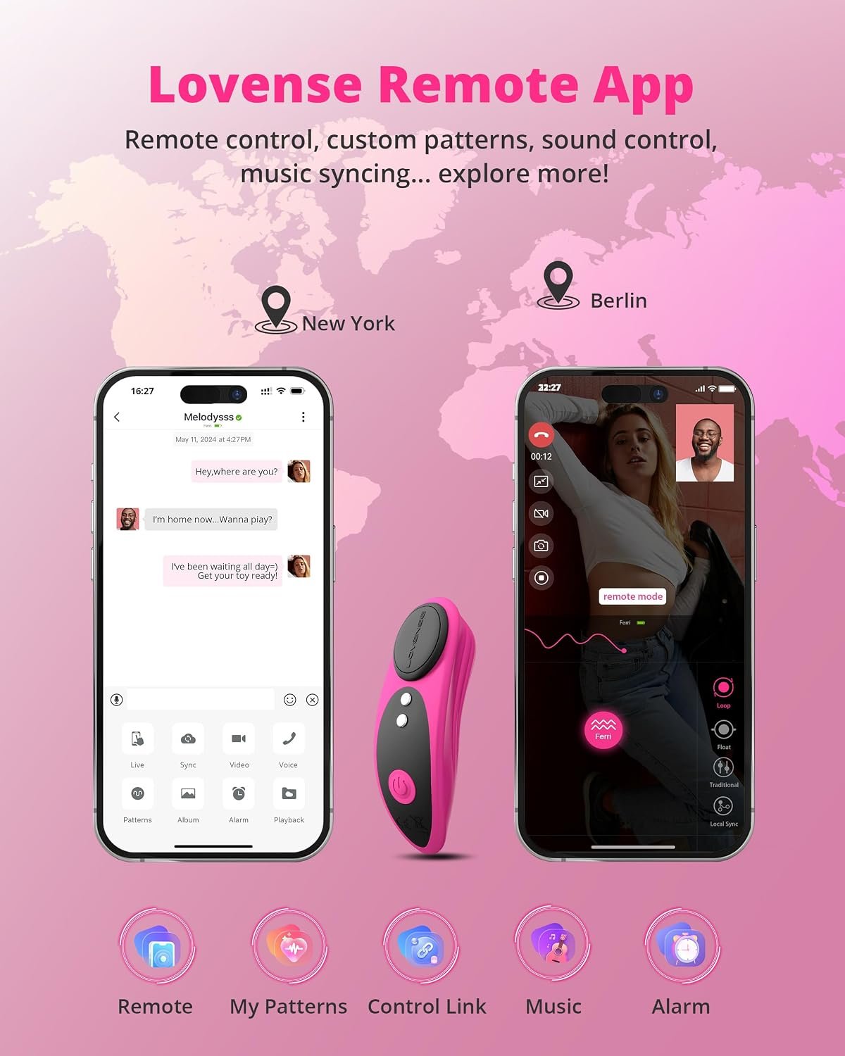 LOVENSE Ferri Vibrating Panties, Magnetic Mini Wearable Clit Vibrator | App Remote Controlled, Long Distance Play, Couple Sex Toy, Clitoral Stimulator Massager, Discreet, IPX7 Waterproof - Image 3