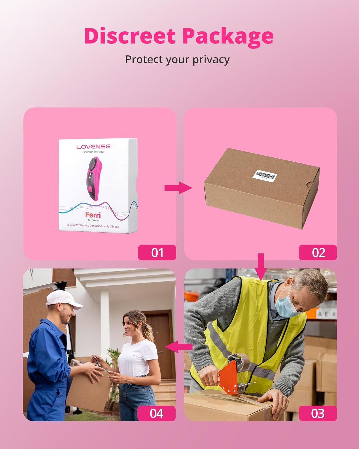 LOVENSE Ferri Vibrating Panties, Magnetic Mini Wearable Clit Vibrator | App Remote Controlled, Long Distance Play, Couple Sex Toy, Clitoral Stimulator Massager, Discreet, IPX7 Waterproof - Image 8