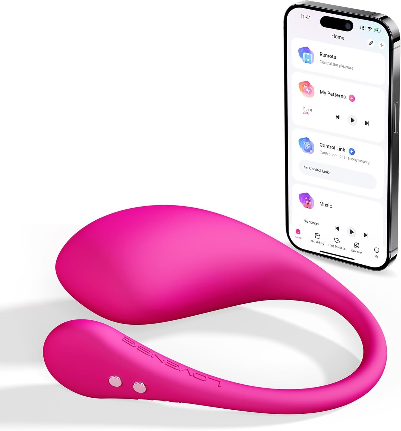 LOVENSE Lush 3 Bullet Vibrator Womens Sex Toys, Wearable G Spot Vibrator | App Remote Control, Long Distance Play, Unlimited Vibration Modes, Waterproof, Silicone, Rechargeable