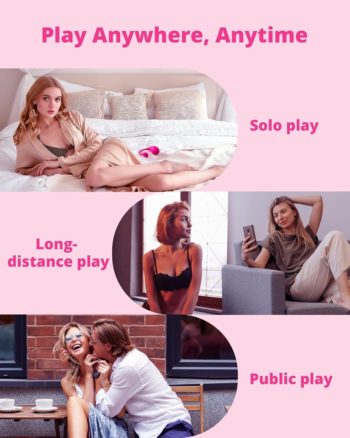 LOVENSE Lush 3 Bullet Vibrator Womens Sex Toys, Wearable G Spot Vibrator | App Remote Control, Long Distance Play, Unlimited Vibration Modes, Waterproof, Silicone, Rechargeable - Image 5