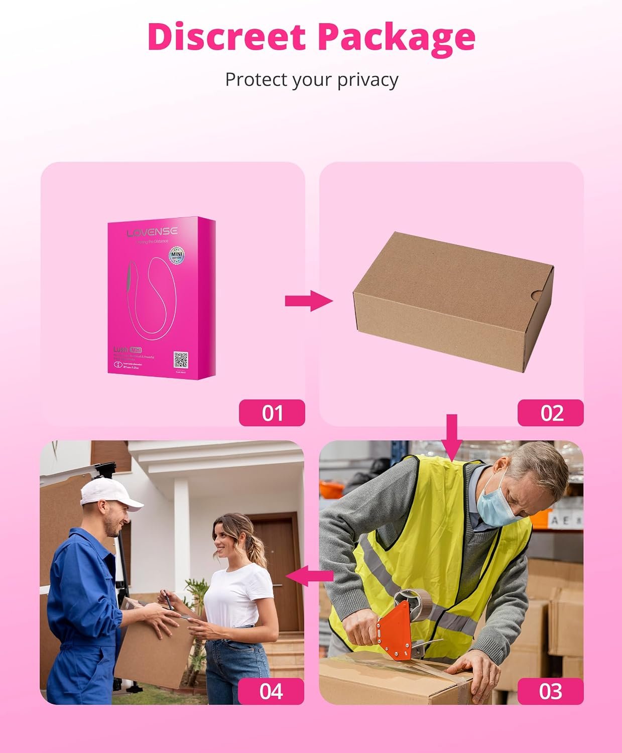 LOVENSE Lush Mini Wearable Vibrator, App-Controlled, G Spot, Waterproof | Long-Distance Remote Control Vibrator, Discreet Egg Vibrator, Quiet, Rechargeable, Couples Sex Toy, Beginner Friendly - Image 8