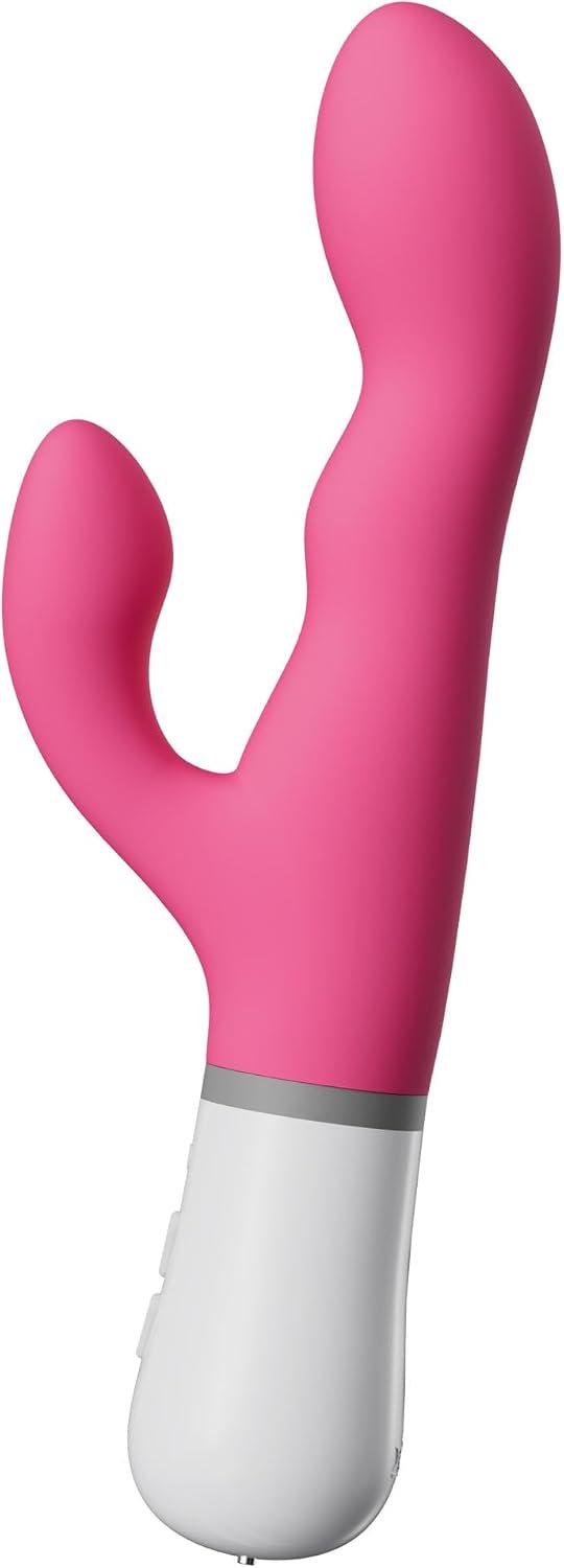 LOVENSE Nora Rabbit Vibrator with Remote, Rotating Dildo G Spot Vibrator | Clitoral Simulation, Dual Stimulation, Long Distance Bluetooth, 10000+ Vibration Modes, Waterproof, USB Rechargeable